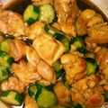 syuku's cooksnap of when they made 鶏ももとキュウリのオイスター炒め.
