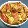 ふか谷's cooksnap of when they made 【簡単】ウインナーとキノコのアヒージョ.
