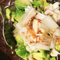 ochoa's cooksnap of when they made 甘エビとアボカドの柚子胡椒和え.