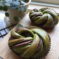 tsunamon's cooksnap of when they made 抹茶あんパン♪.