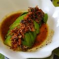 もちっこ橙色's cooksnap of when they made ✿アボカドと桜海老✿のごまポン酢和え.