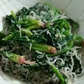 キッチンたにし's cooksnap of when they made ほうれん草のごま和え♪カリカリじゃこのせ.
