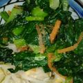 よっちゃんもち★'s cooksnap of when they made 小松菜のごまあえ　給食.