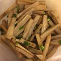 koyumix's cooksnap of when they made 新ごぼう と アサツキ のアッサリ和え.