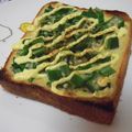 0oはくとo0's cooksnap of when they made 簡単★おくらトースト.