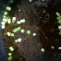 viviouji's cooksnap of when they made ネギたっぷりもずくたっぷりスープ♪.