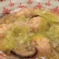 ChunChun☆≡'s cooksnap of when they made 鶏肉団子とキャベツの和風あん.