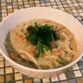 hanjukuuu's cooksnap of when they made ✾酒粕豆乳うどんorおじや✾.