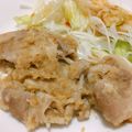 なぎさ▽▲'s cooksnap of when they made 大根おろし入り♡豚肉の生姜焼き.