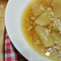 熊きょ's cooksnap of when they made 大根の鶏ひき肉あんかけ.