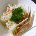 ぶどうなすび's cooksnap of when they made カニ飯♪♪.