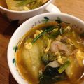 たま５３'s cooksnap of when they made 辛うま＊豚キムチの卵とじスープ.