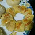 kohaku_01's cooksnap of when they made 長ネギとチーズのリングパン＆エピ.