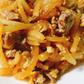 malugon's cooksnap of when they made 大根とひき肉のたまご炒め.