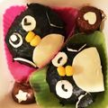 不器用ママ☆'s cooksnap of when they made ペンギントリオの仲良しキャラ弁当.