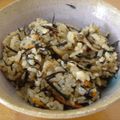 mkiyon's cooksnap of when they made 料亭の味炊き込みごはん.