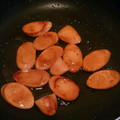 precious☆'s cooksnap of when they made おさかなソーセージの照り焼き.