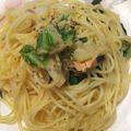 Mijumallow's cooksnap of when they made 白菜と鮭フレークのクリームパスタ.