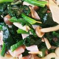 ルシまま's cooksnap of when they made ちぢみほうれん草とハムの簡単炒め物.