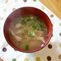 sumirenore's cooksnap of when they made 免疫力アップ☆大根と舞茸のお味噌汁.
