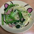 ☆★林檎☆★'s cooksnap of when they made 小松菜とベーコンのペペロンチーノ★.