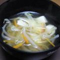 ゆうぴゃん♪♪♪'s cooksnap of when they made もやしの白いスープ.