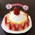 ayharu☆♪'s cooksnap of when they made 離乳食に☆卵・乳製品不使用スポンジケーキ.