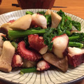 からぶ's cooksnap of when they made タコとエリンギのガーリック炒め.