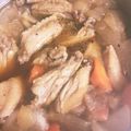 Kimiちゃん☆'s cooksnap of when they made 甘ピリ辛！鶏手羽なかと大根と人参の煮物.