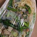 クックOFNC5Y☆'s cooksnap of when they made 小松菜とベーコンのバター醤油パスタ.
