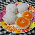てるテル娘's cooksnap of when they made みかん大福.