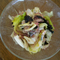 クック7D6J1I☆'s cooksnap of when they made レタスと海苔の味ぽん和え♪.
