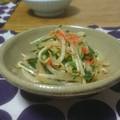 ダイナマイト漆黒's cooksnap of when they made 時短簡単♪韮と胡瓜ともやしのピリ辛ナムル.