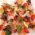 クックETU17D☆'s cooksnap of when they made パーティに！サーモンと鯛のカルパッチョ.