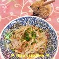 riria♪'s cooksnap of when they made カニカマともやしの中華風ごま和え.