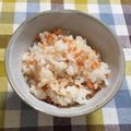 ゆきプー♡'s cooksnap of when they made 鮭フレークと粉チーズと昆布茶のおにぎり.