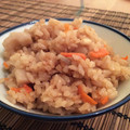 ひっとんわーるど's cooksnap of when they made 焼肉のタレでおこわ風鶏ごぼう炊き込みご飯.