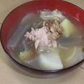 きらり流れ星's cooksnap of when they made シーチキンけんちん汁.