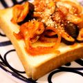 まみお✳'s cooksnap of when they made 【簡単】トーストでナポリタン？ナポリパン.