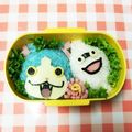 クッキーまりん's cooksnap of when they made 妖怪ウォッチキャラ弁♡ガブニャン♡.