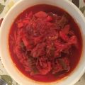 sachinchan's cooksnap of when they made ボルシチ - Borscht.