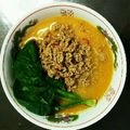 ゴリラ局長's cooksnap of when they made にゅうめんの坦々麺風.