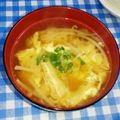ととろ＆めい's cooksnap of when they made 落ち着く～もやし油揚げ卵のお味噌汁★.