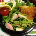 ぽちこ（マイ）'s cooksnap of when they made 簡単彩りレシピ＊豆苗とかまぼこ炒め＊.
