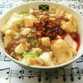 あーこ姐's cooksnap of when they made 食べるラー油でマーボー豆腐納豆+目玉焼き.
