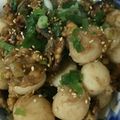 青海（あみ）'s cooksnap of when they made 大好きおかず！里芋の胡桃ねぎ味噌和え✿.