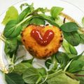まんぷくたろうちゃん's cooksnap of when they made ハートがとろける♡かにクリームコロッケ♡.