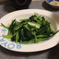 keiko！'s cooksnap of when they made *簡単★シンプル♪小松菜のにんにく炒め*.