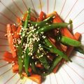 pan・ko's cooksnap of when they made 春菊の茎できんぴら♡.