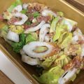 とちマメ's cooksnap of when they made お弁当にも♪春キャベツと竹輪の梅ごま和え.